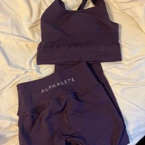 Purple Alphalete set